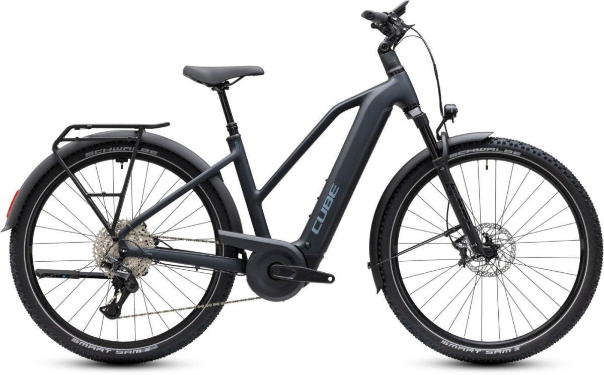 CUBE NURIDE HYBRID EXC 800 Mixed Coal/Chrome T54 54cm T54, -, -, Nieuw, -