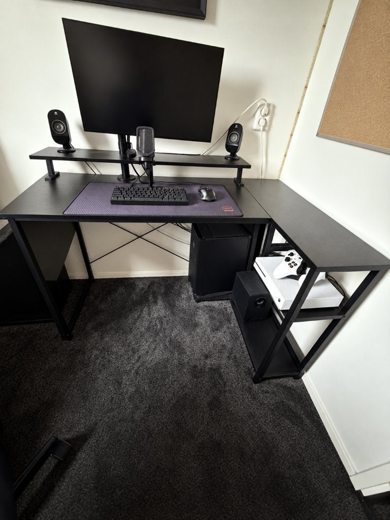 Game bureau, Huis en Inrichting, Ophalen, Zwart, Hout, Opzetstuk