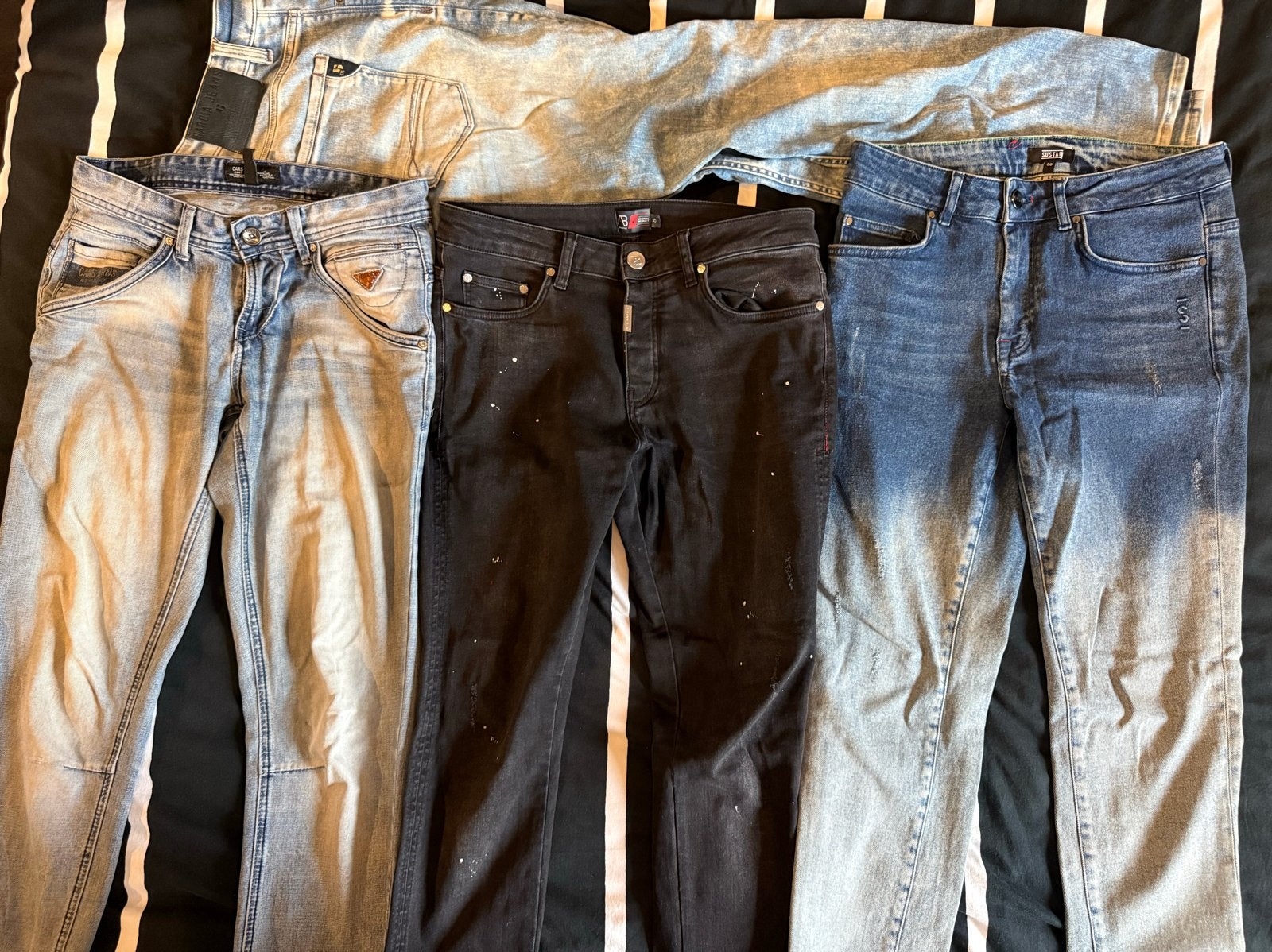 Heren jeans spijkerbroeken, diverse merken en maten, Verzenden, Gedragen, Overige kleuren, Overige jeansmaten