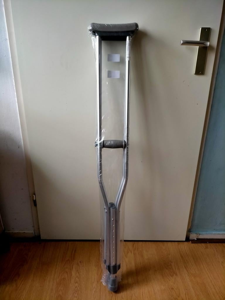 Oksel loopkrukken aluminium., Diversen, Verpleegmiddelen, Nieuw, Ophalen of Verzenden