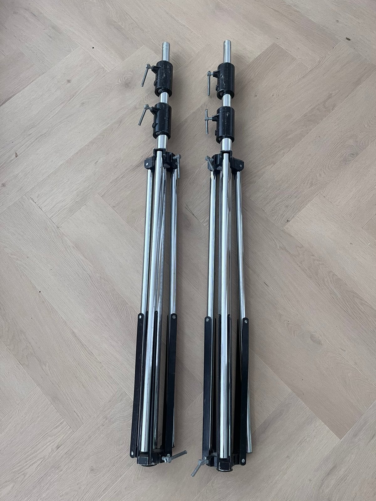 2 statieven voor licht etc, Ophalen, Zo goed als nieuw, Instrumentstandaard