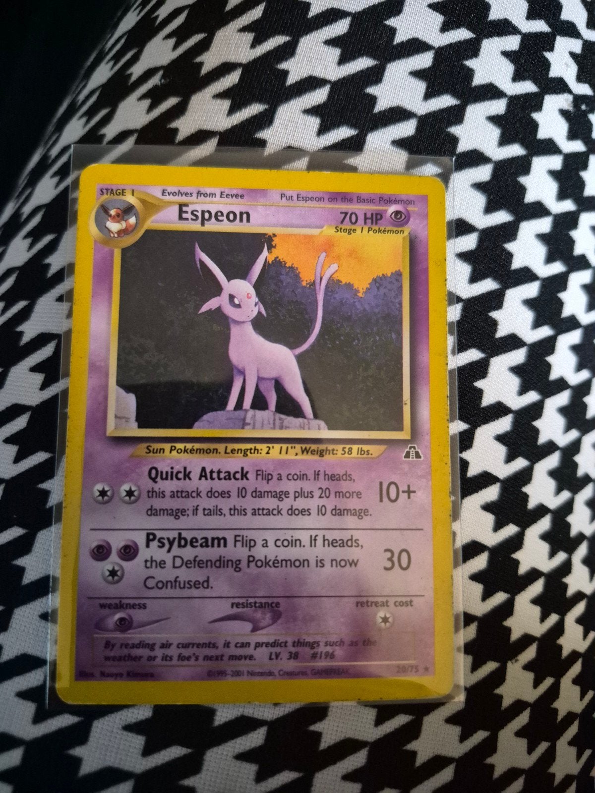Espeon, Ophalen of Verzenden, Zo goed als nieuw, Losse kaart