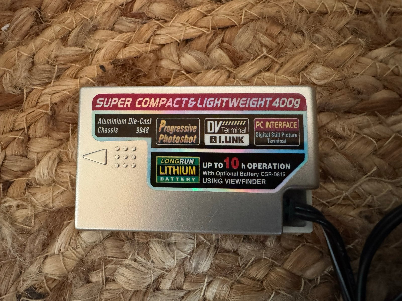 Super Compact & Lichtgewicht 400g Lithium Batterij, Ophalen of Verzenden, Gebruikt, Oplaadbaar