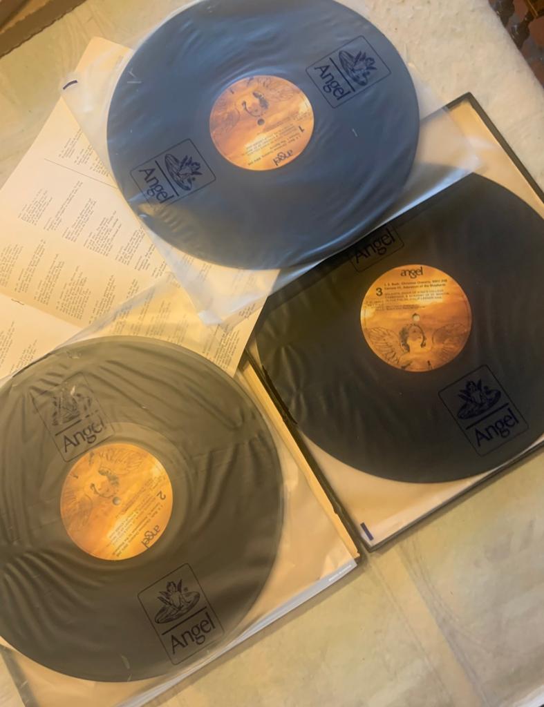 Christmas Oratorio J. S. Bach 12" LP Box Set 3x LP's + boek, Boxset, Ophalen of Verzenden, Zo goed als nieuw, 12 inch
