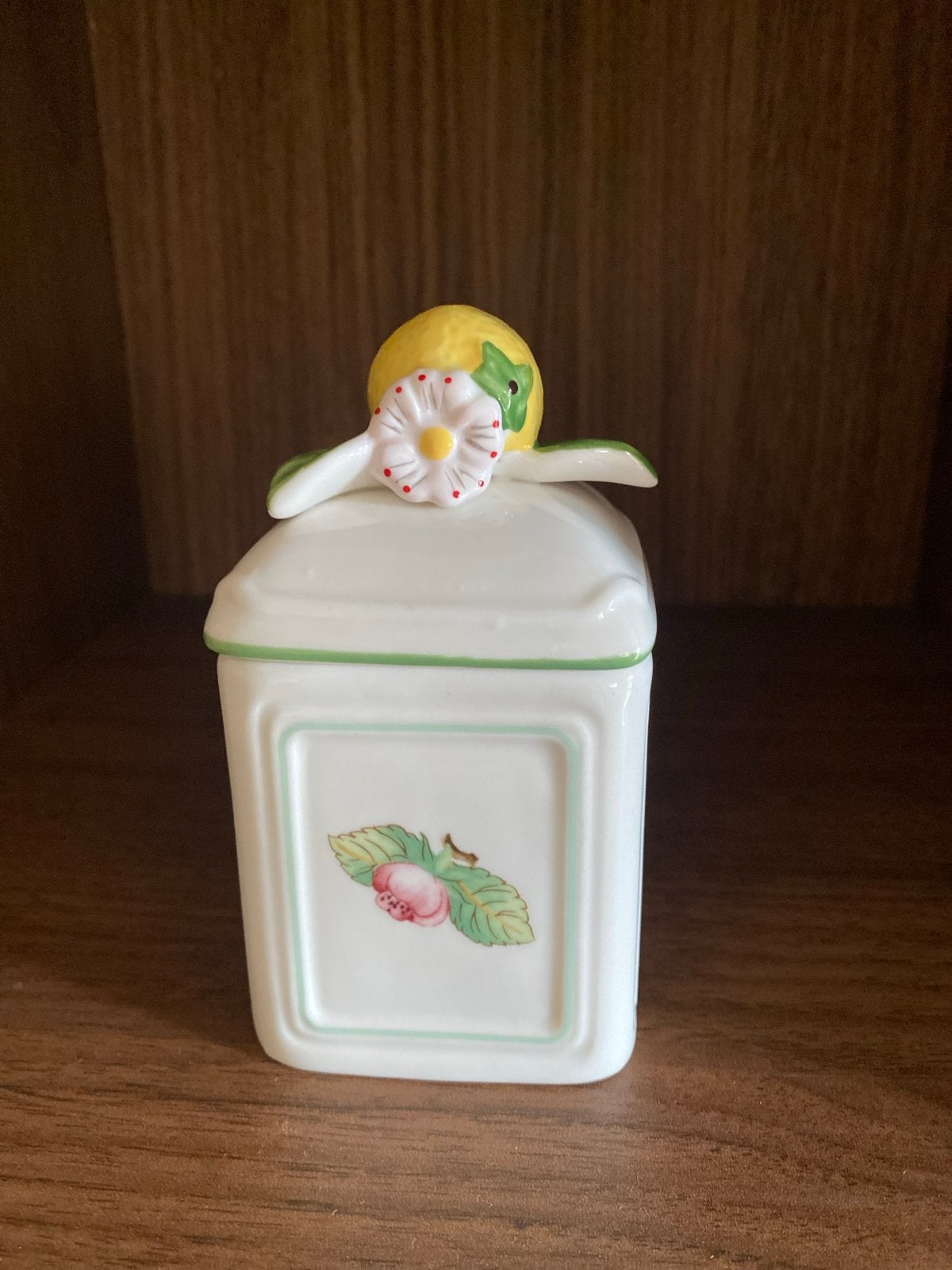Villeroy & Boch Voorraadpot met Citroen Decoratie, Ophalen of Verzenden, Zo goed als nieuw, Voorraadpot, Steen/keramiek