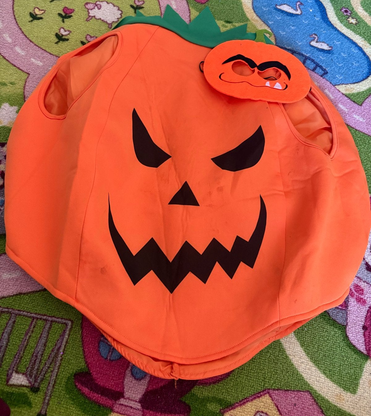 Halloween Pompoen Kostuum Maat 104/128, Ophalen, Gebruikt, 122 t/m 128, Jongen of Meisje