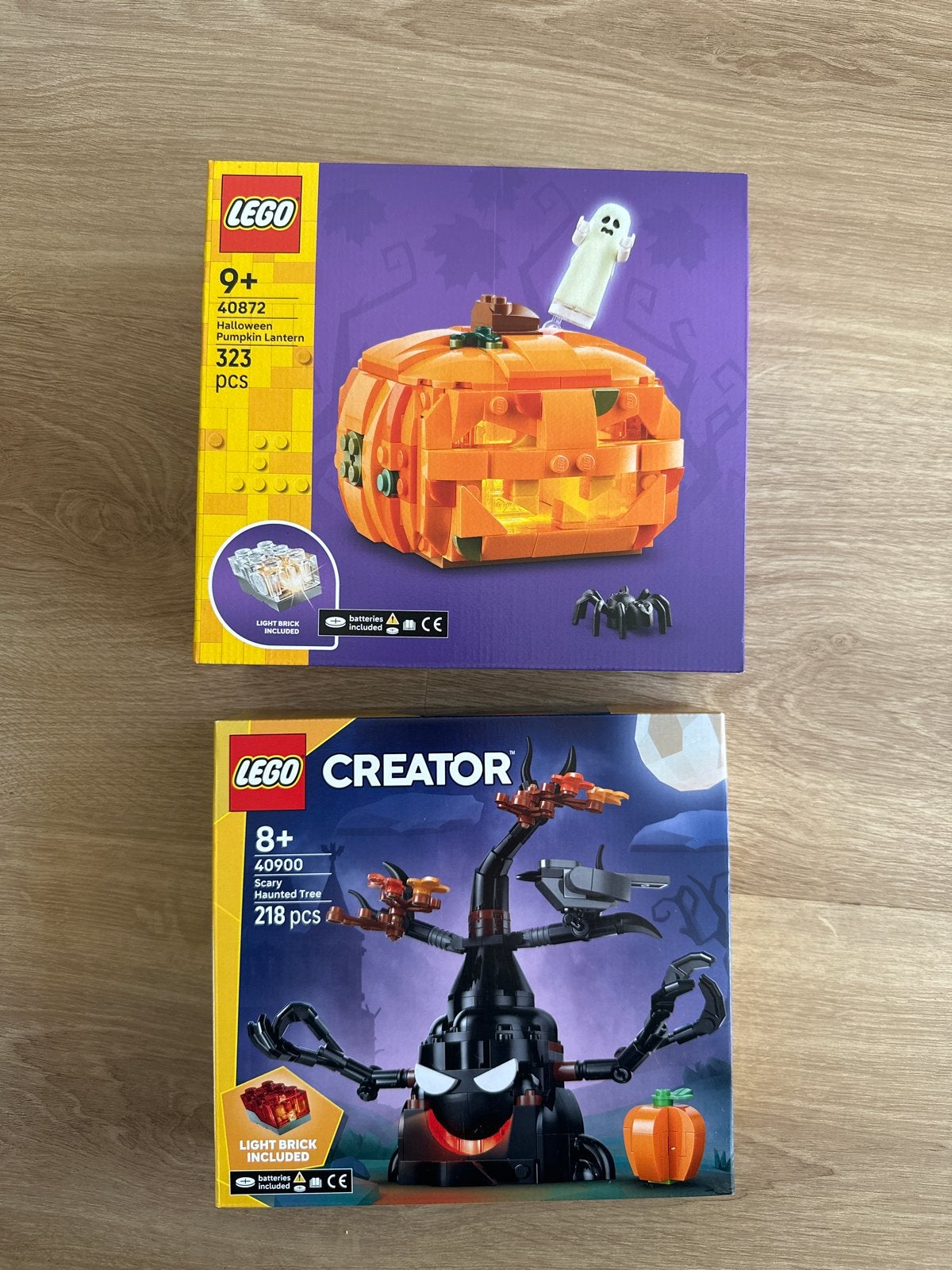 Lego Halloween sets: Pompoen & Spookachtige Boom (40872 & 40, Lego, Nieuw, Ophalen of Verzenden, Compleet