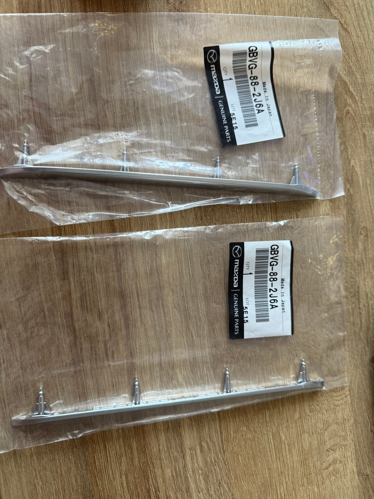 CHROMEN ZITSTRIP LINKS=RECHTS voor mazda 6, Ophalen of Verzenden, Mazda