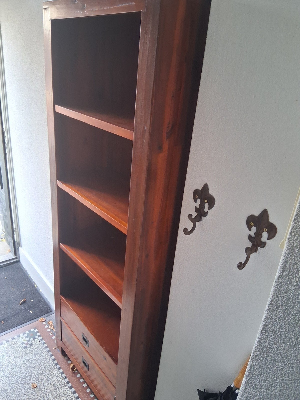 leuke koloniale boekenkast teakhout, Ophalen, Gebruikt, 200 cm of meer, Teakhout