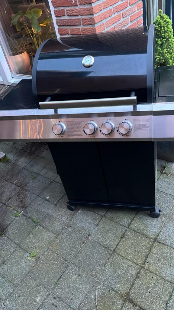 Tarrington House gasbarbecue met zijbrander en thermometer, Ophalen of Verzenden, Zo goed als nieuw, Tarrington House