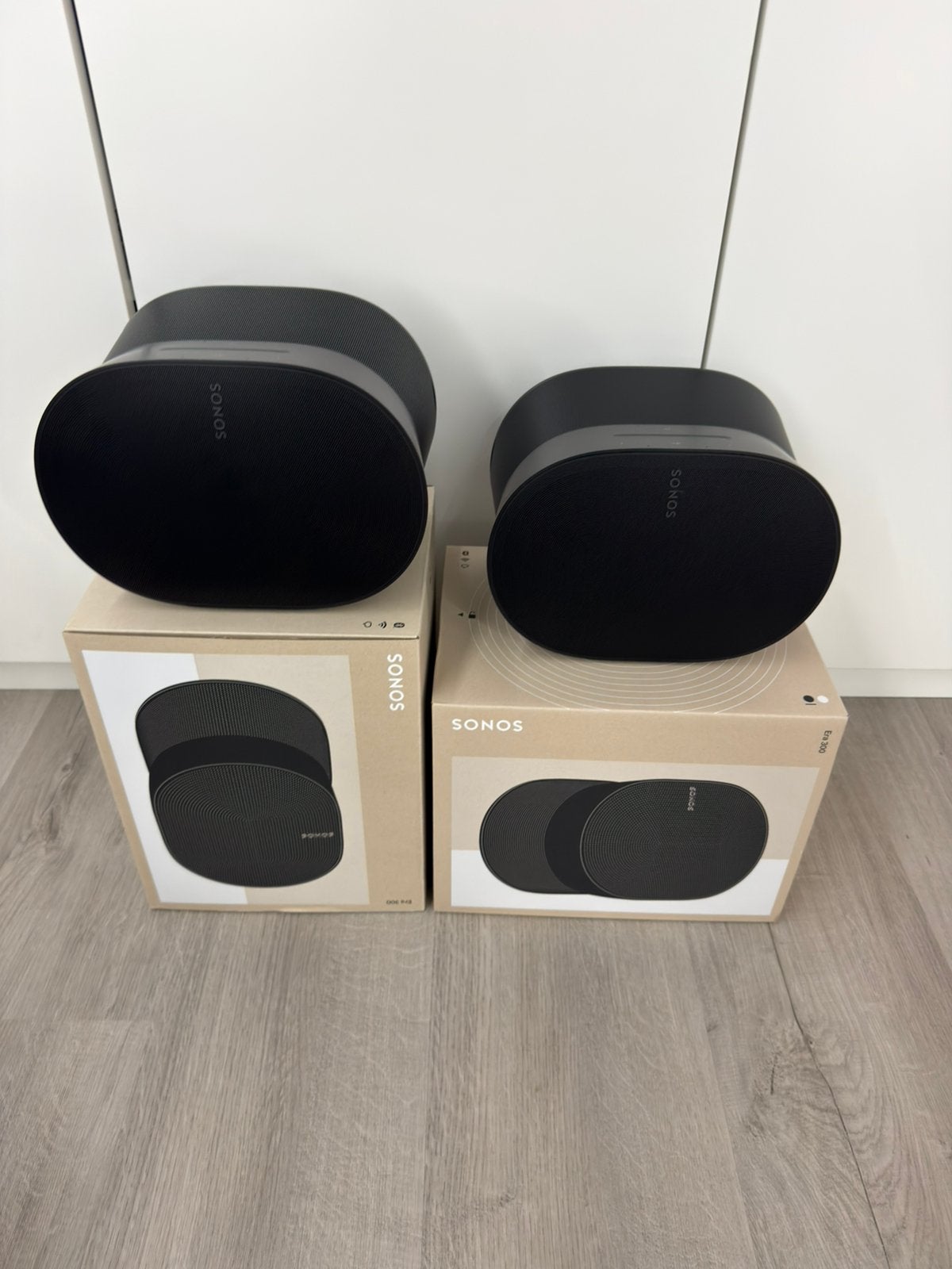 Twee Sonos Era 300 speakers zwart (1 juni 2026 aangeschaft), Audio, Tv en Foto, Luidsprekers, Slimme speaker, Ophalen of Verzenden