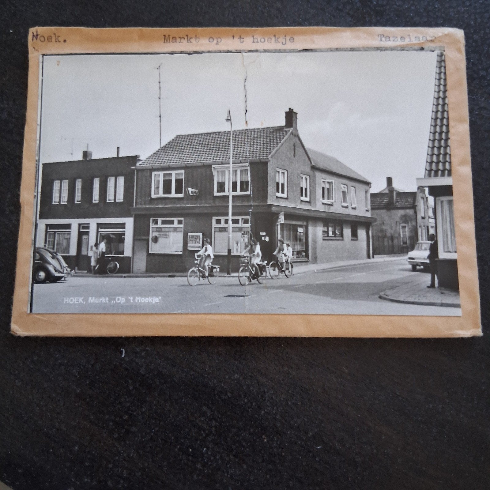 Hoek, 1x glasplaat JosPe, Ophalen of Verzenden, 1960 tot 1980, Ongelopen, Zeeland
