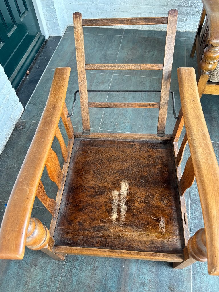 Rookstoel zonder kussens, Ophalen of Verzenden