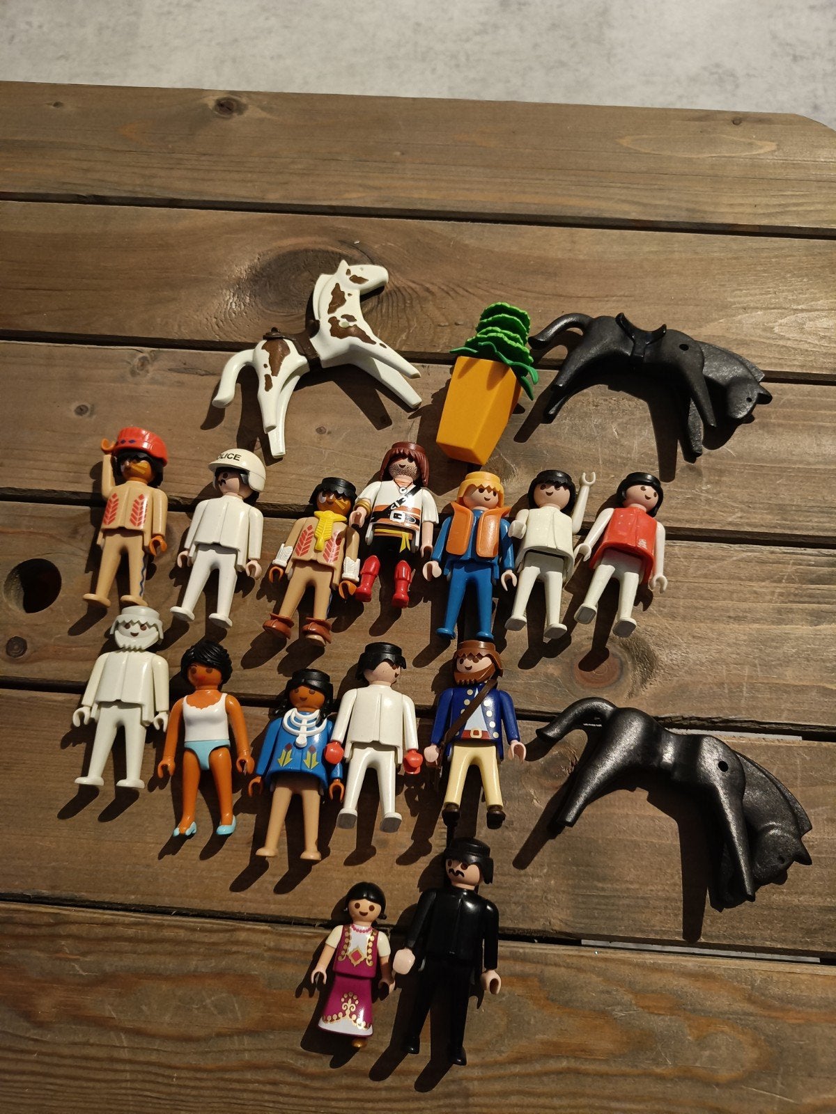 Collectie playmobil poppetjes, coaching/familie opstelling, Ophalen of Verzenden, Zo goed als nieuw, Los playmobil