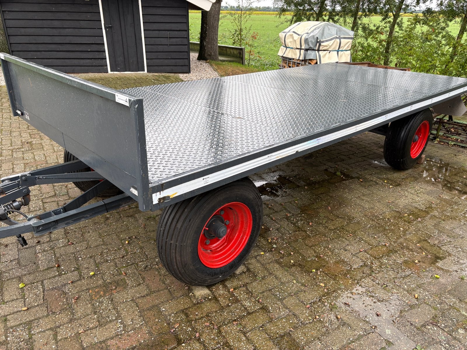 Miedema Winsum FR B50 platte wagen uit 1978, Weidegang