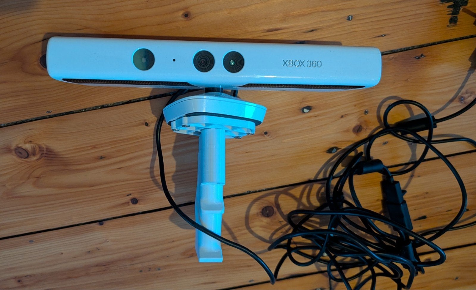 Xbox 360 Kinect sensor met 3D scan handvat, Spelcomputers en Games, Ophalen of Verzenden, Gebruikt, Met kinect
