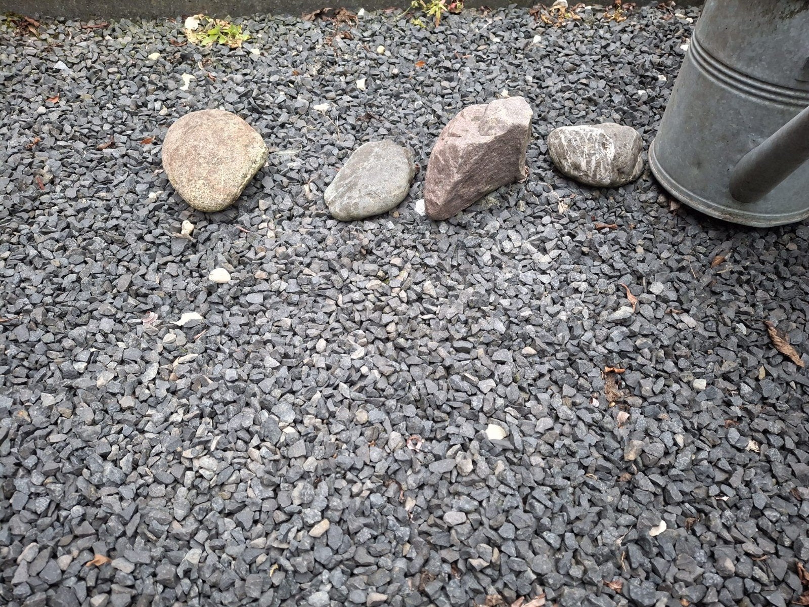 Antraciet split voor tuin of oprit, Ophalen, Overige materialen, Gebruikt, Split