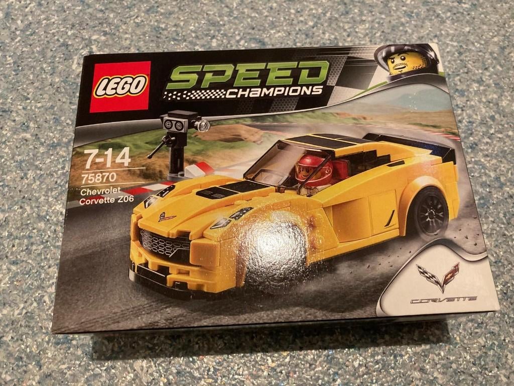 Lego Speed Champions Chevrolet Corvette Z06 75870, Lego, Nieuw, Complete set, Ongeopend/sealed