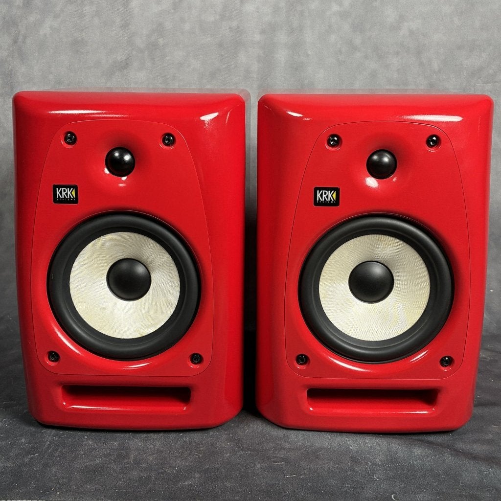 2x KRK Rokit 6 Limited Edition MINT Ferrari Rood red 7 8 set
