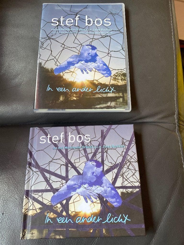 Stef Bos - In een ander licht (CD + DVD), Ophalen of Verzenden, Zo goed als nieuw, Live-album, Pop