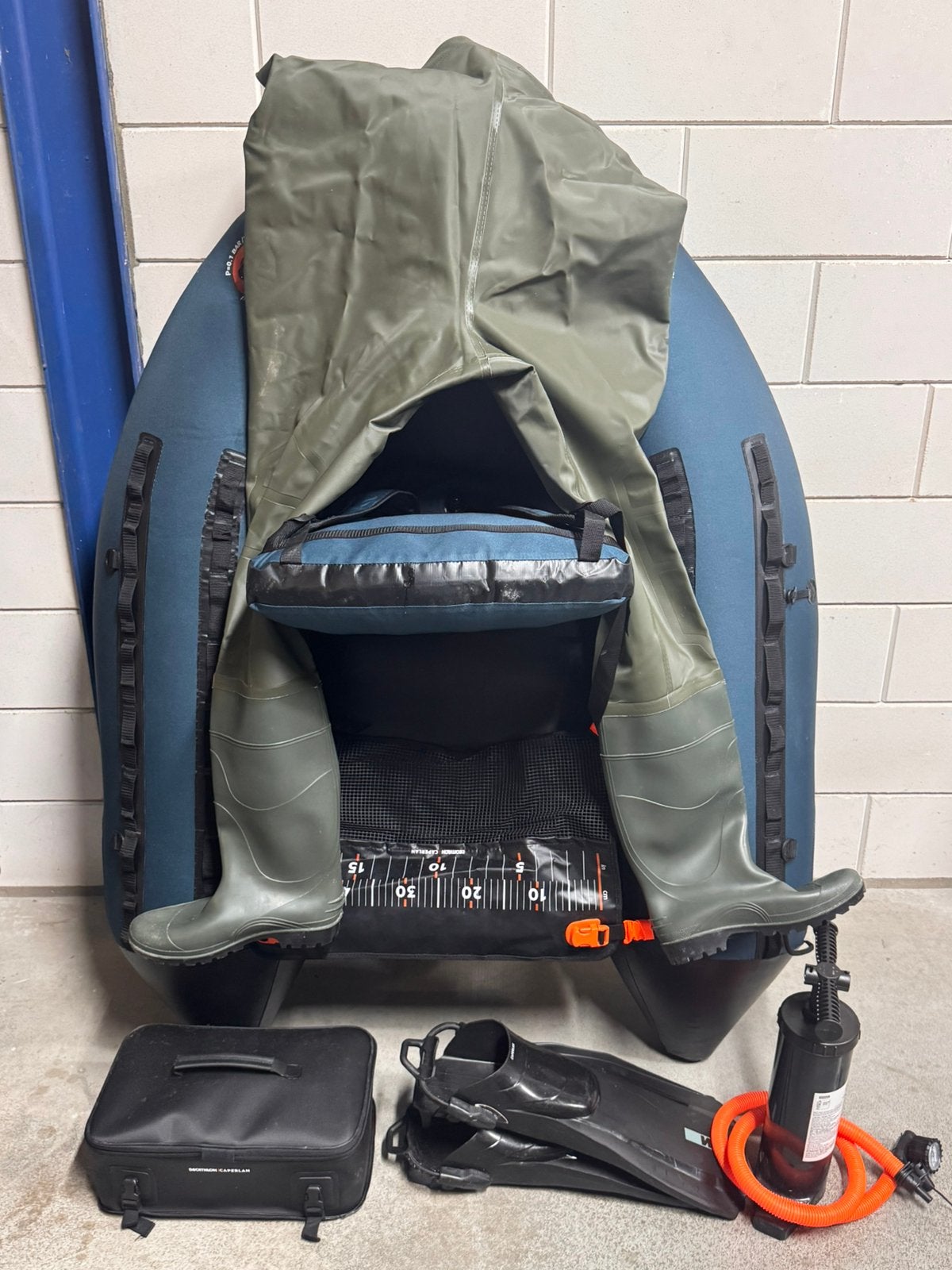 Bellyboat, comleet met waatpak en floppers, Watersport en Boten, Ophalen, Overige typen
