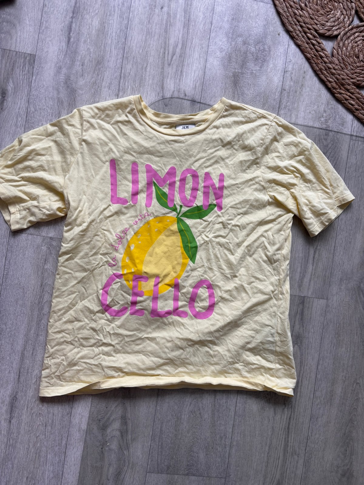 Nieuw JDY Limoncello T-shirt Maat L, Geel, Maat 42/44 (L), Nieuw, Ophalen of Verzenden