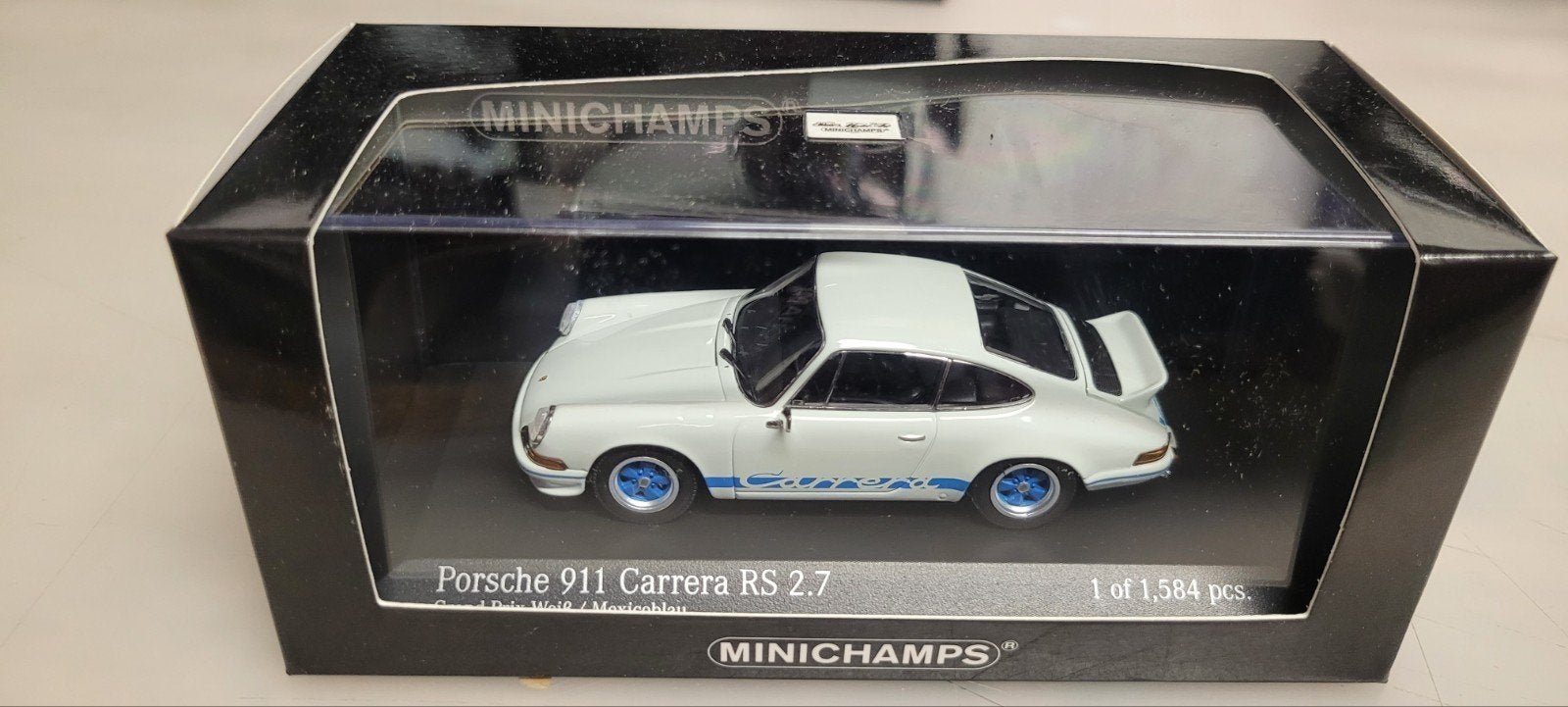 Minichamps 1972 Porsche 911 Carrera RS 2.7, Ophalen of Verzenden, Nieuw, Auto, MiniChamps