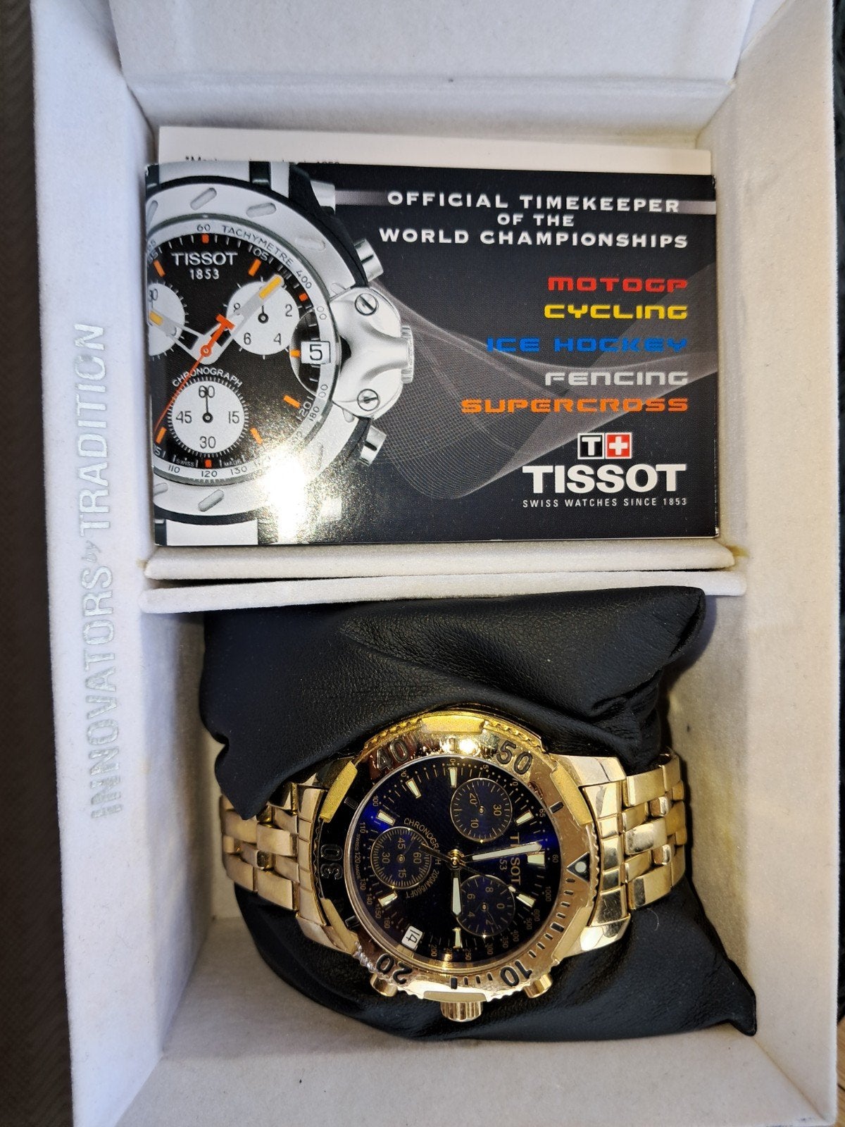 Waterdicht Tissot horloge in goede staat met nieuwe batterij, Sieraden, Tassen en Uiterlijk, Ophalen