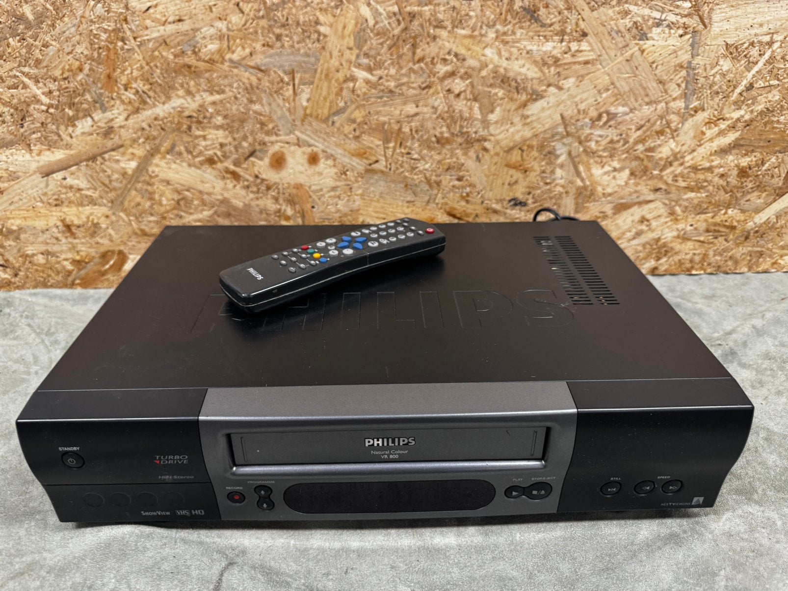 Philips VR800 VHS Videorecorder - HiFi Turbo Drive - ReK4, Gebruikt, Ophalen of Verzenden, X, X