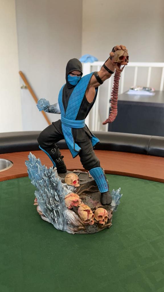 Sub zero mortal kombat iron studios statue, Ophalen of Verzenden, Zo goed als nieuw