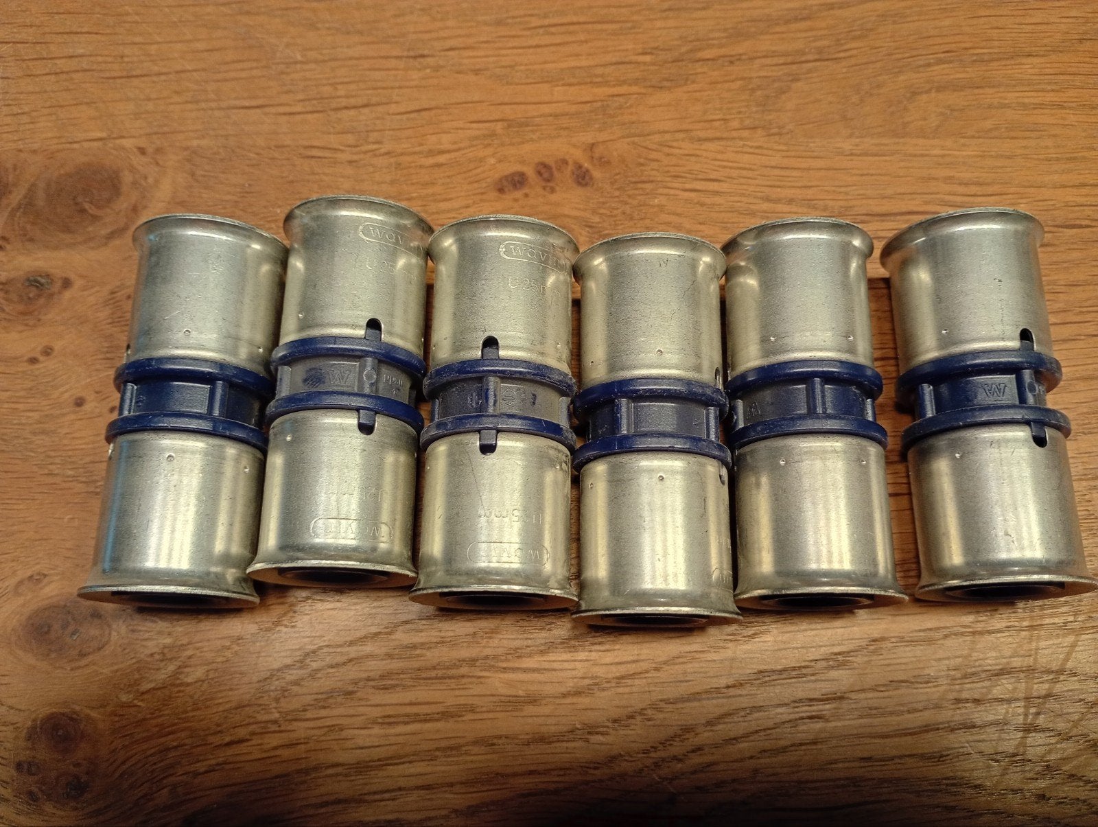 6x Wavin 25x2,5mm koppeling, Ophalen of Verzenden, Nieuw, Overige typen