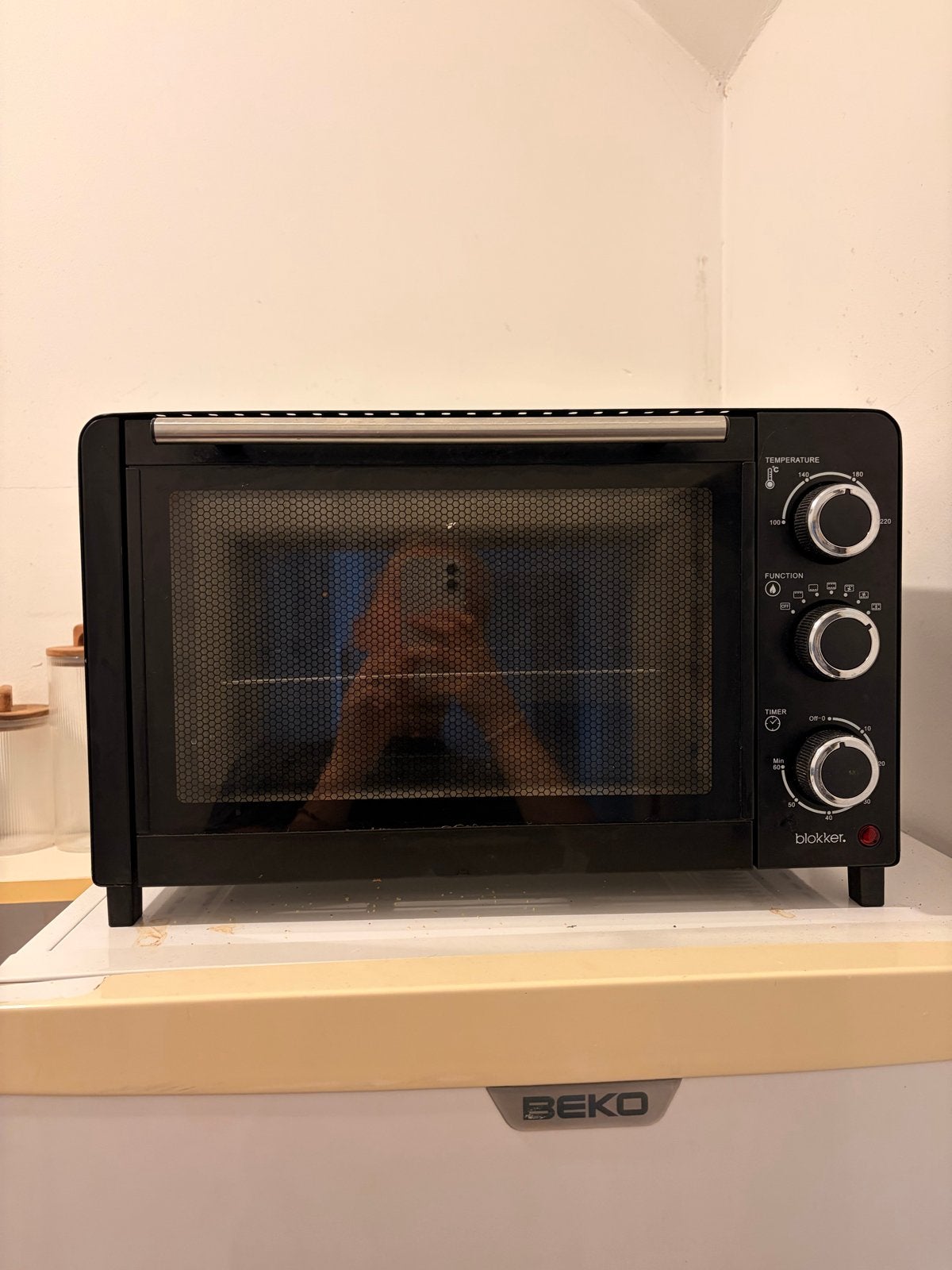 Blokker Oven Compact, Witgoed en Apparatuur, Ophalen, Minder dan 45 cm, Gebruikt, Blokker