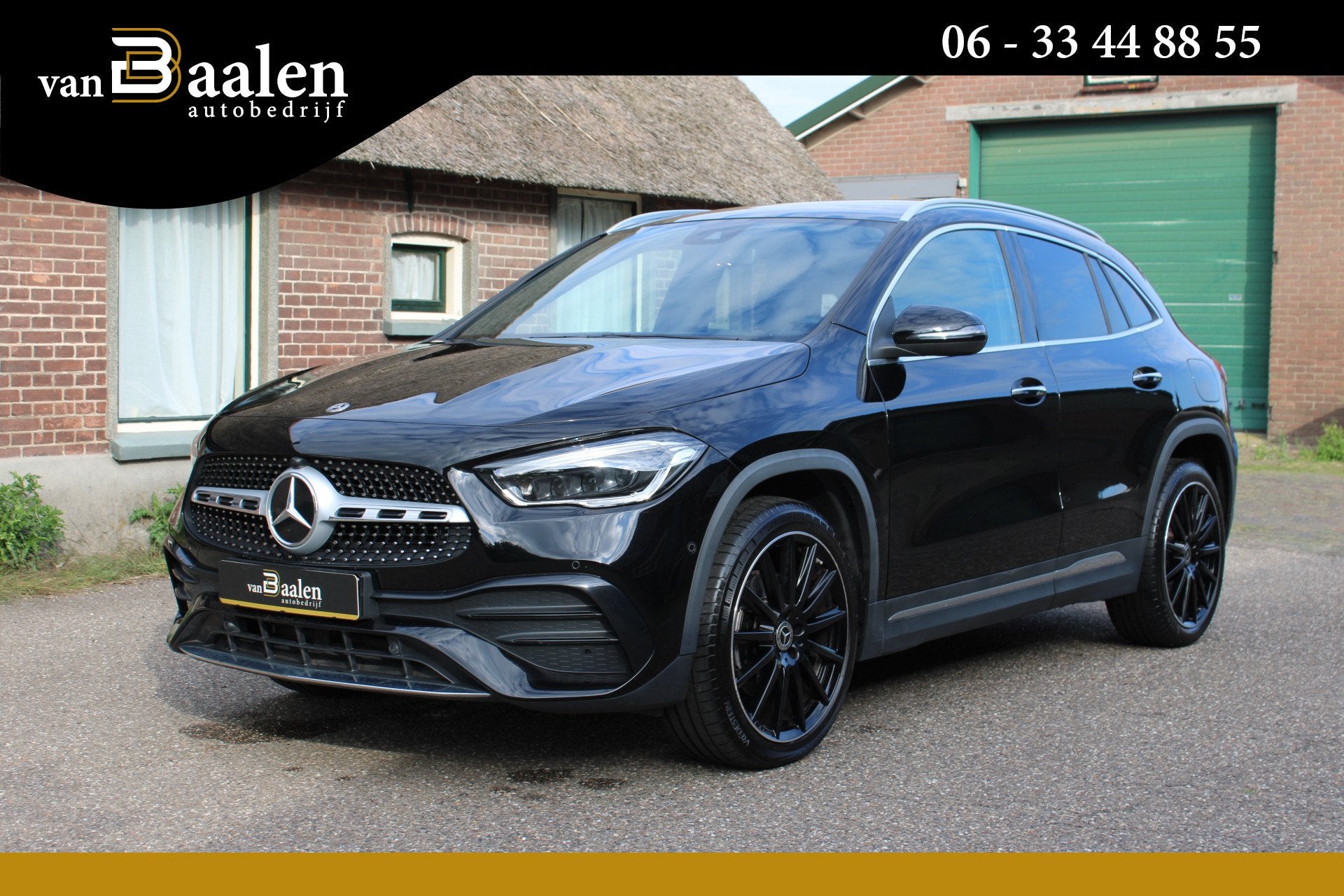 Mercedes-Benz GLA 250 e AMG Line PHEV SOh 98.3% PANO SFEER N, Auto's, Dealer onderhouden, Zwart, Automatische klimaatregeling