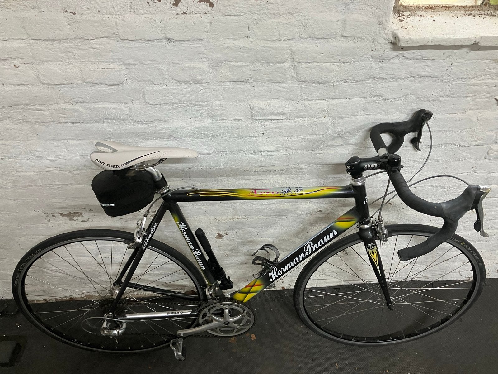 Herman Braun Vintage Racefiets Shimano 105, 28 inch, Gebruikt, Staal, 15 tot 20 versnellingen