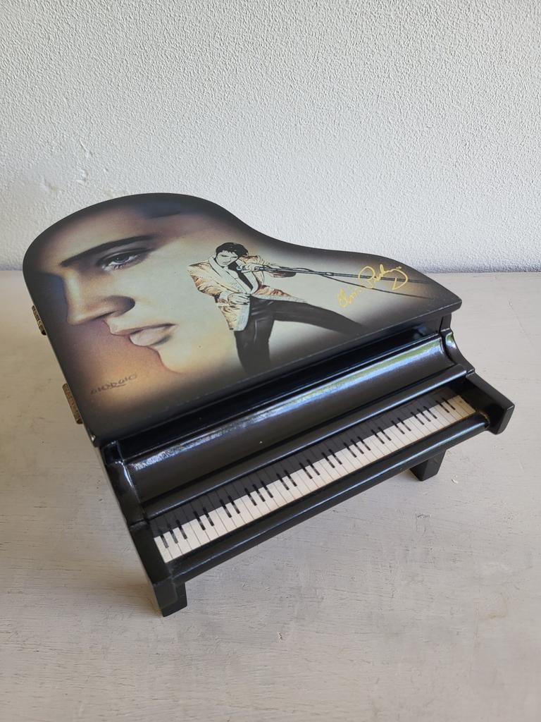 Speeldoosje piano Elvis Presley Limited Edition Nate Giorgio, Ophalen of Verzenden, Zo goed als nieuw