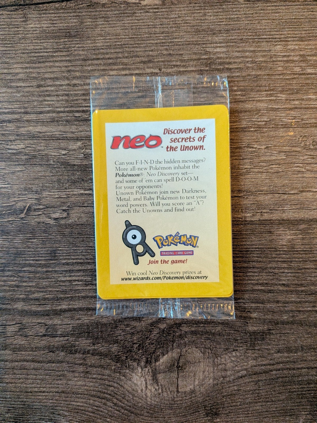 Pokemon Secrets of Unown Neo Discovery Sealed, Ophalen of Verzenden