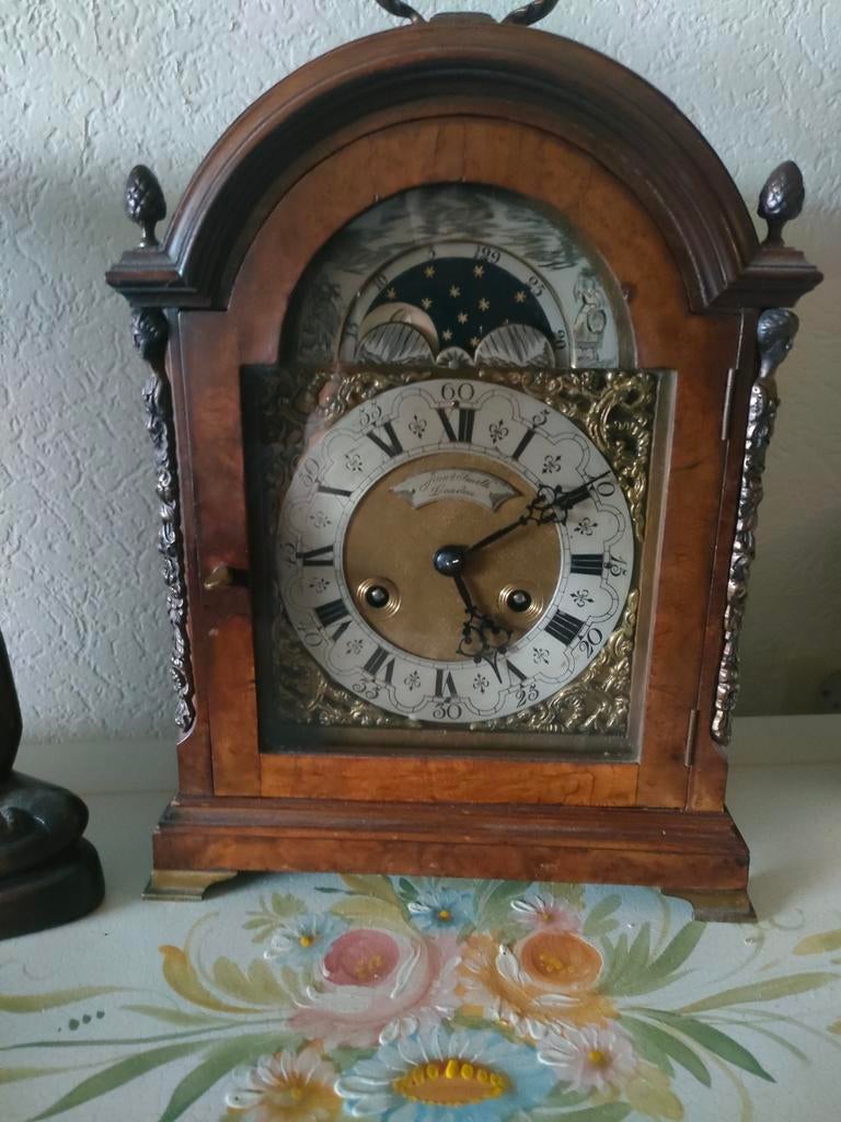 Engelse tafel klok, Antiek en Kunst, Ophalen of Verzenden