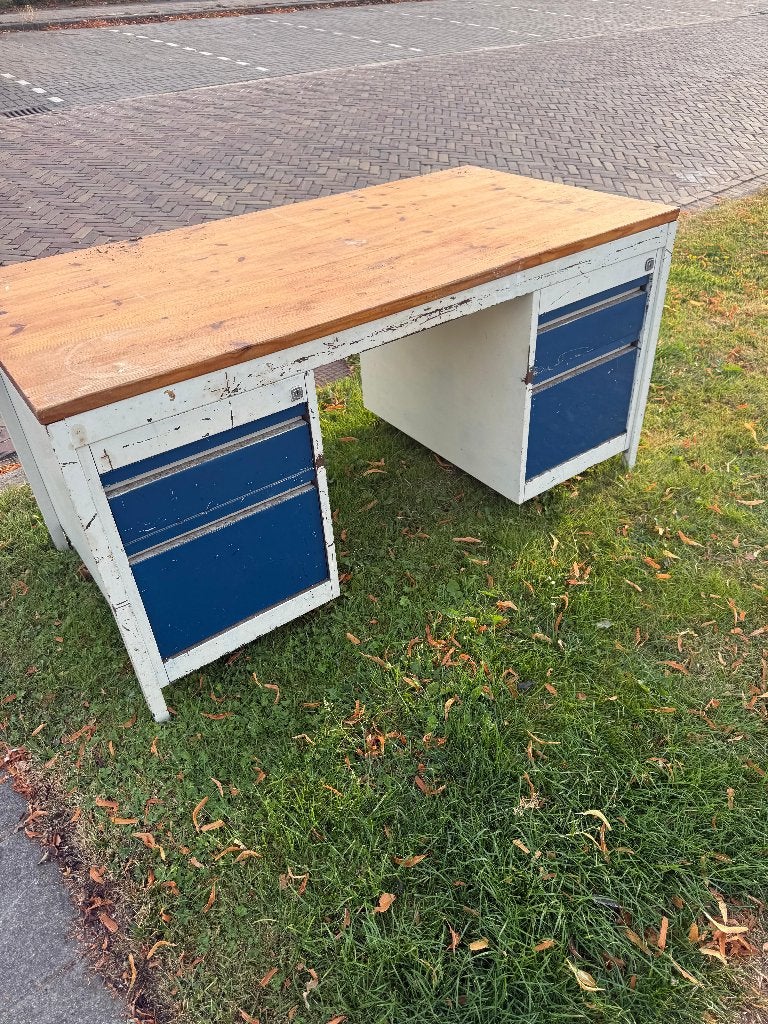 werkbank/bureau, Ophalen, Gebruikt, 170 cm of meer