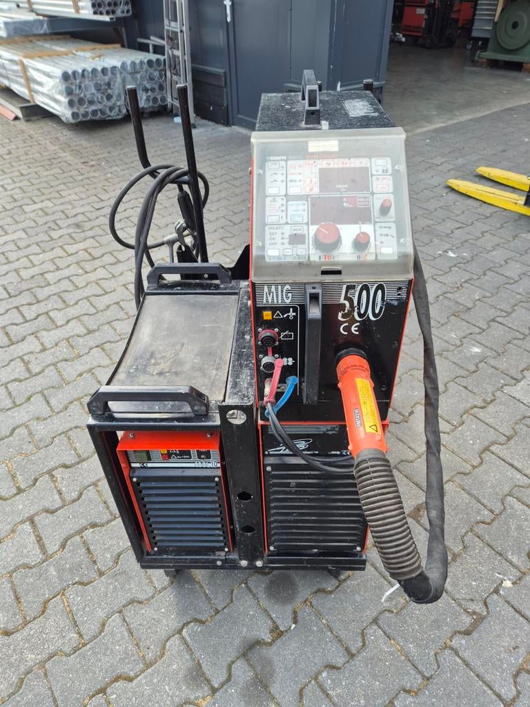 Kemppi MIG 500 CE Lasapparaat - met ProCool 10, Doe-het-zelf en Verbouw, Gereedschap | Lasapparaten, Ophalen of Verzenden, Gebruikt