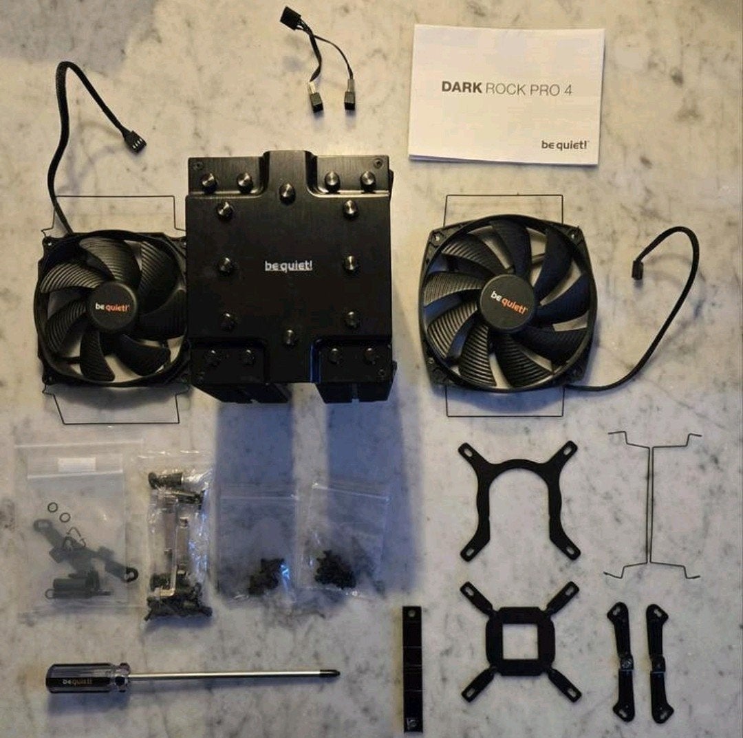 "Be Quiet" Dark Rock Pro 4 (Cpu cooler), Computers en Software, Computerkoelers, Zo goed als nieuw, Luchtkoeling, Verzenden