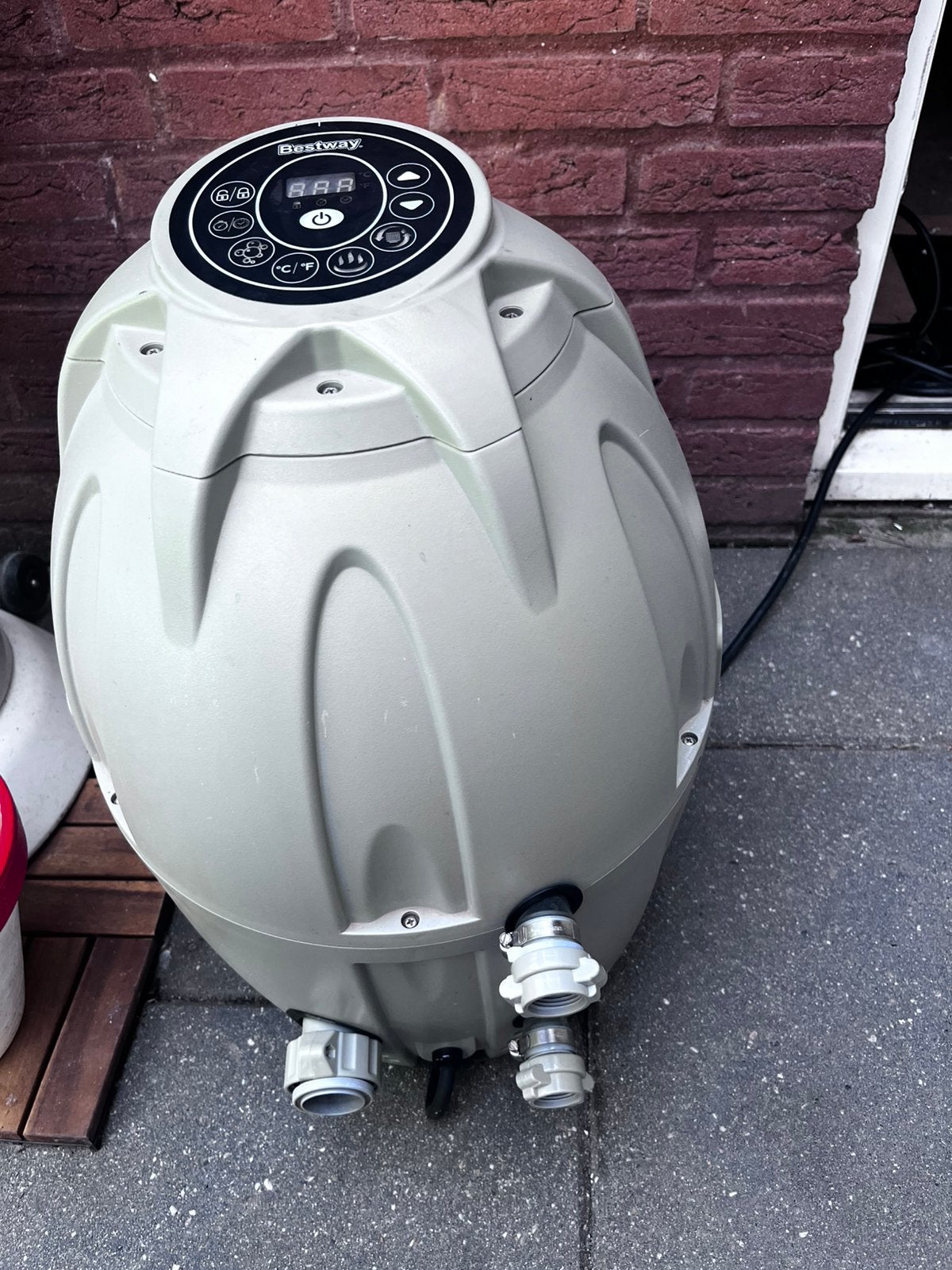 Pomp opblaasbare jaccuzi bestway ( bali ), Ophalen of Verzenden, Zo goed als nieuw, Pomp