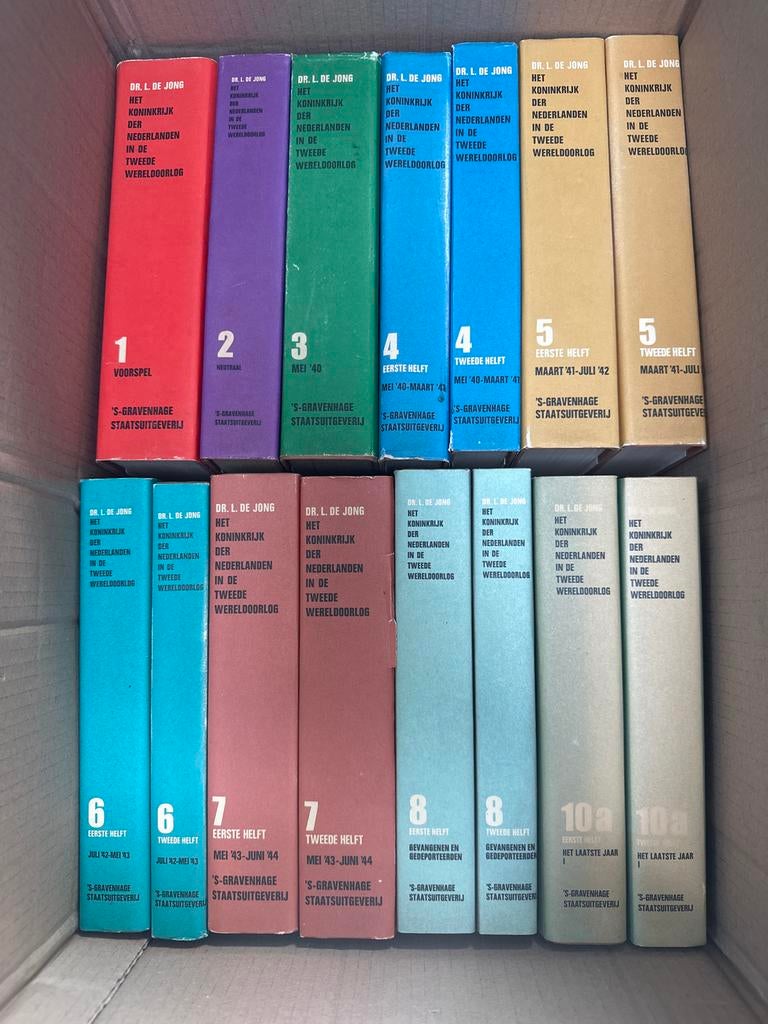 Dr. L. de Jong - Het Koninkrijk der Nederlanden in WO II (Co, Boeken, Oorlog en Militair, Ophalen, Tweede Wereldoorlog, Gelezen