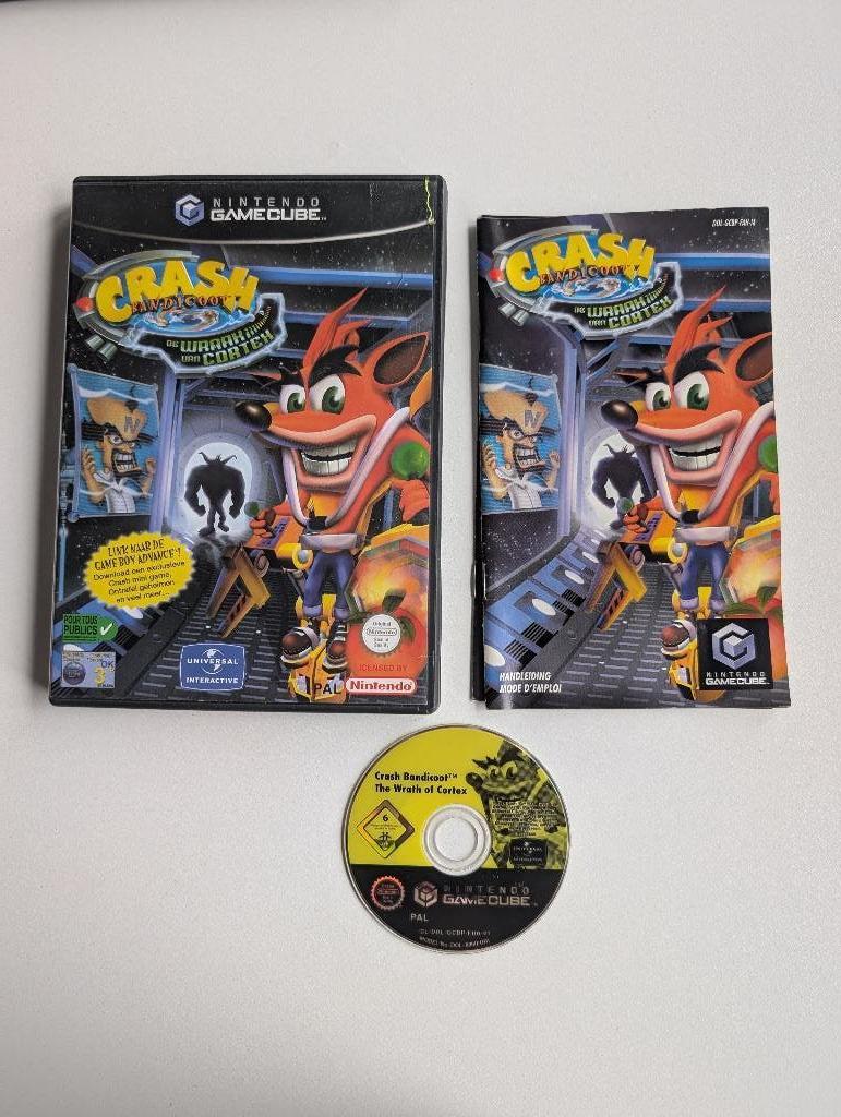 Crash bandicoot de wraak van cortex NGC, Avontuur en Actie, 1 speler, Ophalen of Verzenden, Zo goed als nieuw
