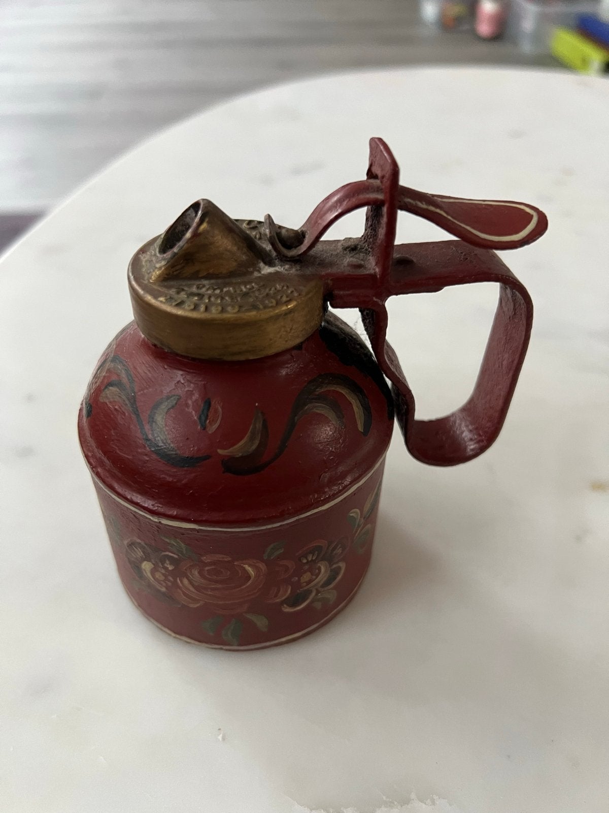 Antiek Oliekannetje - Wesco Birmingham. Hindeloopen, Ophalen of Verzenden