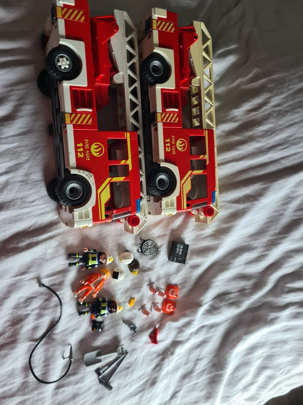 Playmobil Brandweerwagens met Figuren en Accessoires, Ophalen, Gebruikt, Complete set, Voertuig