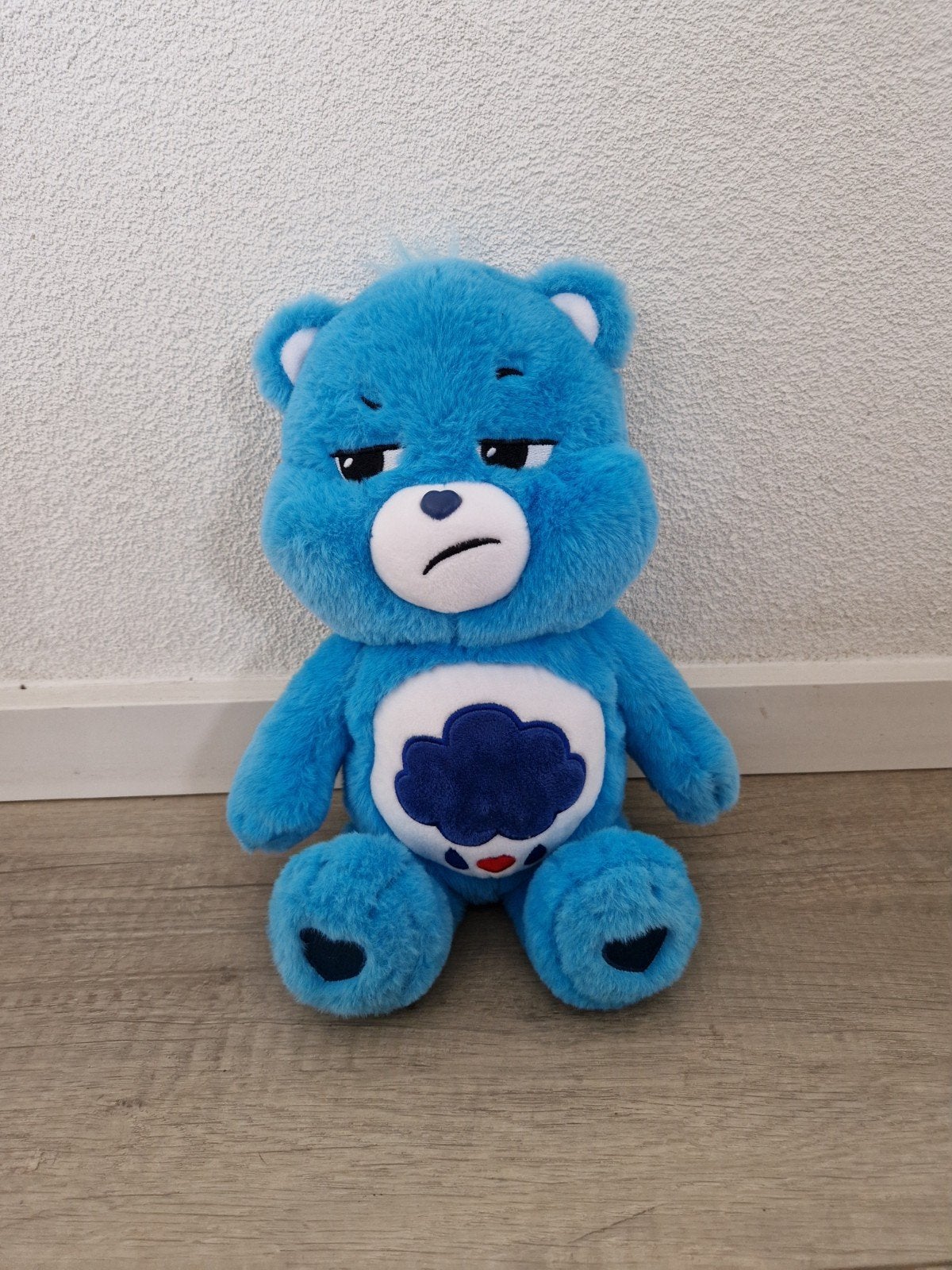 Knuffel beer carebears care bears grumpy blauw brom troetel, Ophalen of Verzenden, Zo goed als nieuw, Beer