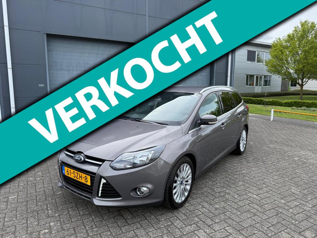 Ford Focus Wagon 1.6 EcoBoost Titanium 182 pk!, Auto's, Ford, Bedrijf, Focus, ABS, Airbags, Airconditioning, Boordcomputer, Centrale vergrendeling