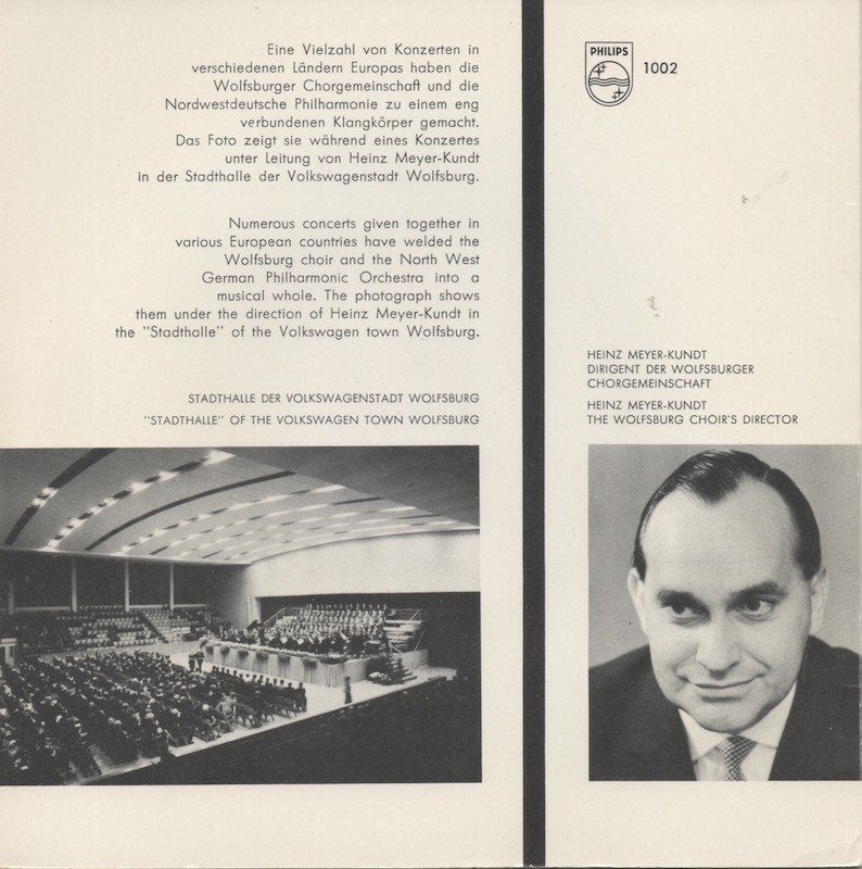 Volkswagen kerstgeschenk 1964 Wolfsburger Chorgemeinschaft, Ophalen