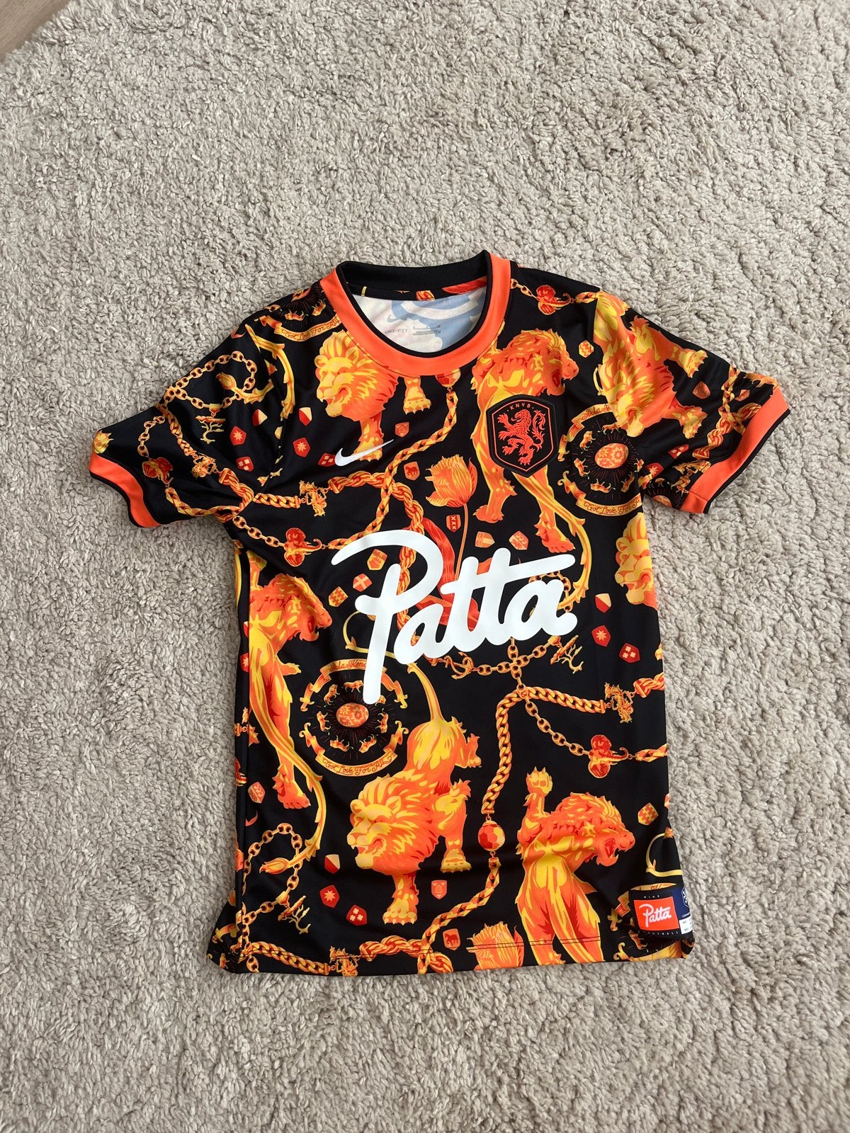 Patta x Nike Holland Voetbalshirt - Zwart/Oranje (Maat S), Kleding | Heren, T-shirts, Ophalen of Verzenden, Nieuw, Maat 46 (S) of kleiner
