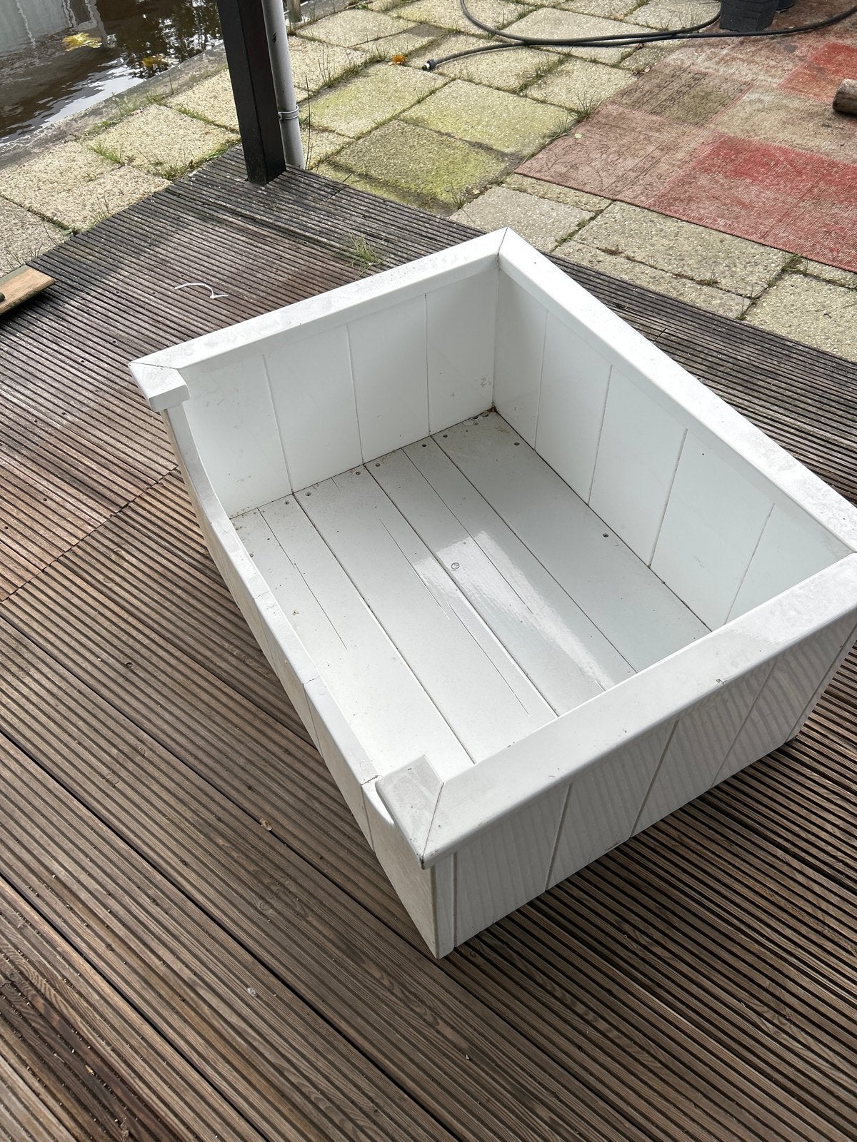 Houten Hondenmand evt met kussen ., Ophalen